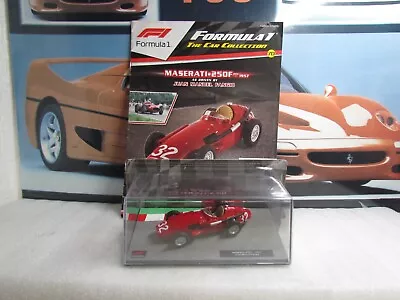 PANINI F1 CAR Series - 1957 MASERATI 250F - J-M FANGIO - 1/43 Scale Model #70 • $18.48