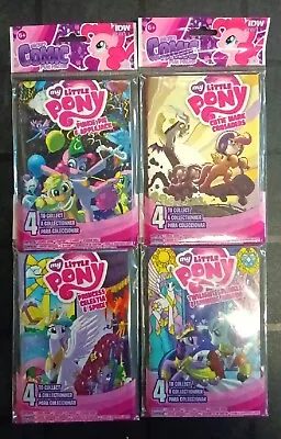 My Little Pony MLP Micro Comic Fun Packs Complete Set Of 4 IDW NEW SEALED • $14.60