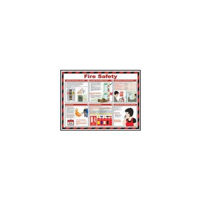 £41.29 • Buy Health And Safety Poster Fire Safety 420x590mm FA601
