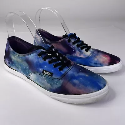 Vans Low Pro Cosmic Galaxy Print Shoes_Blue Sneakers Size US Women's 8_Men's 6.5 • $19.99