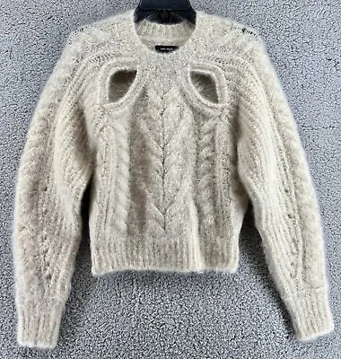 NEW Isabel Marant Pull Palima Luxury Sweater Size XS 4 EU 34 Beige 22H039I Women • $299.90