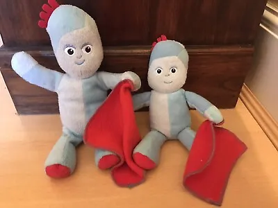 IN THE NIGHT GARDEN IGGLE PIGGLE With Red Blanket Soft Comforter Toys 8” X 2 • £8.99