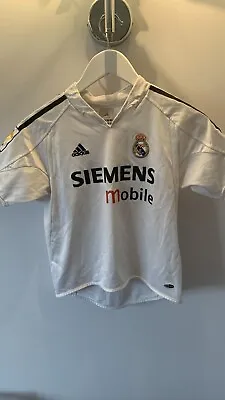 2004/05 BECKHAM #23 Real Madrid Shirt Youth Small • £15