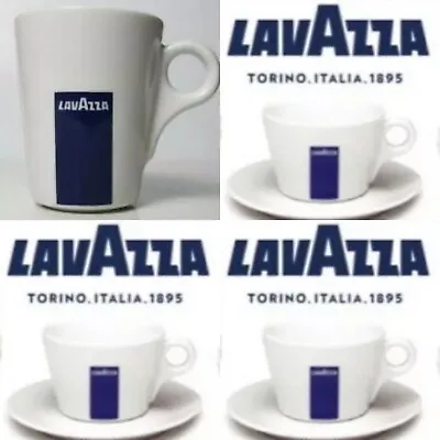 Lavazza Cup & Saucer Complete Set With Mug Barista Espresso Cappuccino Americano • £29.49