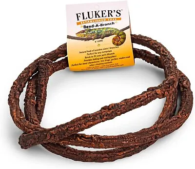 Fluker's Bend A Branch Large Reptile Snake 5/8  BY 6 Foot Flexible Vine Decor • $15.88