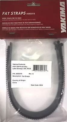 Yakima 15.5  Fat Straps For Two/Four Timer Bike Bicycle Racks HighSpeed 8002470 • $82.88