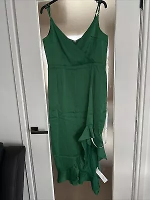 Misguided Size 14 Emerald Green  Dress  • £2.50