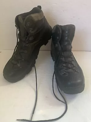 Columbia Mens Diamond Peak Hiking Boots US 16  Black Leather Waterproof Boot VGC • $32.99