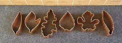 Martha Stewart By Mail Copper Cookie Cutter (6) Leaves • $150