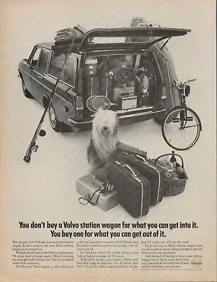 Volvo Station Wagon 1968 Vintage Print Ad (L2) • $5.50