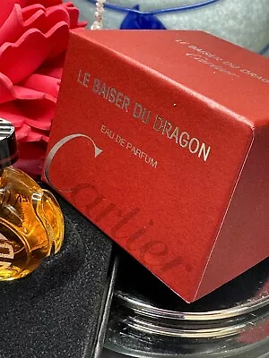 Miniature Cartier Le Baiser Du Dragon Beautiful Eau Perfume Box • $40.65