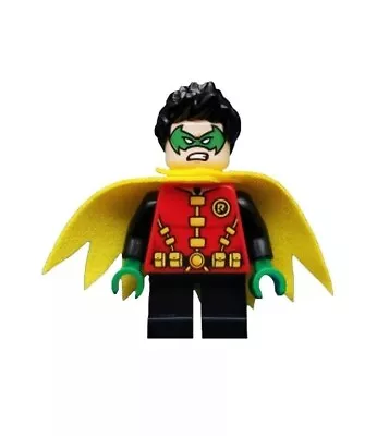 LEGO® Robin - Green Mask Yellow Cape Minifigure Marvel Super Heroes 76118 76122 • $6.99