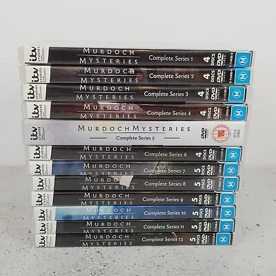 MURDOCH MYSTERIES The Complete Seasons 1 2 3 4 5 6 7 8 9 10 11 12 DVD Set • $78.29
