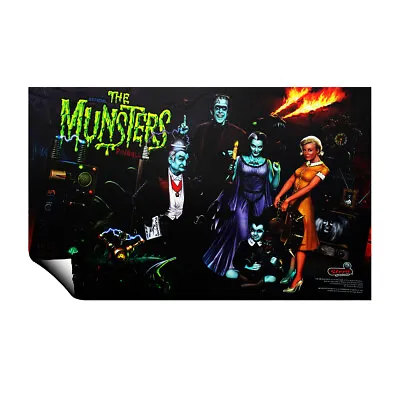 Stern Munsters Pro Pinball Game Backbox Translite MPN: 830-8427-L1 • $119.99