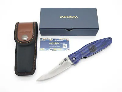 Mcusta Seki Japan MC-186D Masamune Blue & VG-10 Damascus Folding Knife No Clip • $178.95