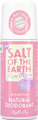SALT OF THE EARTH NATURAL DEODORANT ROLL-ON LAVENDER & VANILLA 75ml - Vegan • £9.99