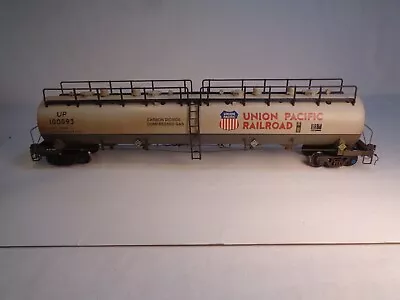 O Scale MTH Union Pacific 20K Gallon 4-Compartment Tank Car [2 Rail] Weathered! • $110