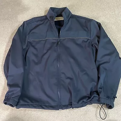 RM Williams Jacket Mens Small Navy Blue Full Zip Lightweight Long Sleeve Casual • $59.90
