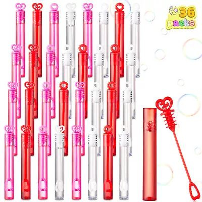 Valentines Mini Bubble Maker Wands Circle & Heart For Valentine??s Photo Prop • $33.99