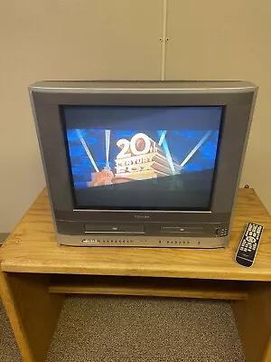 $179.99 • Buy Toshiba MW20F51 20  TV VCR DVD Combo Retro Gaming FST PURE Flat Tube 4N1 Card 