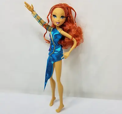 Winx Club Singsational Bloom Doll Red Hair Fairy Rooted Lashes Poseable Mattel • $30.15