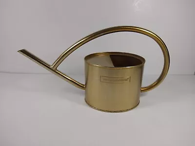 Smith & Hawken Small Metal Watering Can 13”x 8”x 4.5” Brass Color Made In India • $25