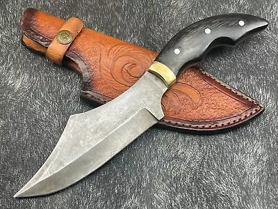 Massiv Custom Hand Made DAMASCUS STEEL CHEF KNIFE Chopper Knife W/Sheath BL-2141 • $29.99