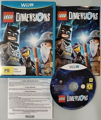 Lego Dimensions - Nintendo Wii U *Complete* PAL - Free Postage  • $10.45