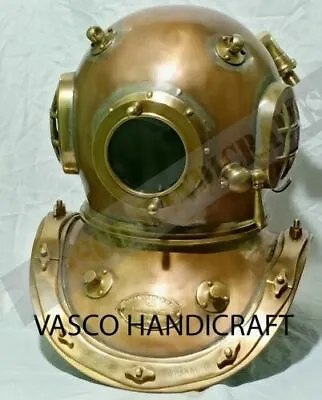 £1199 • Buy Antique Heavy Siebe Gorman Diving Helmet ~US Navy/Mark V/Sea Scuba/Morse/Boston