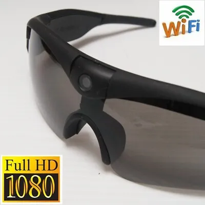 HD1080P Wifi Sunglasses Camera High Speed Sport Glasses DVR Live View 720p 60fps • $159.99