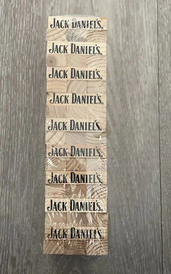 $12.79 • Buy JACK DANIELS WOODEN JENGA GAME Factory-Sealed Promo Official Merchandise