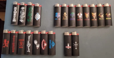 $150 • Buy 21 Rare Insane Clown Posse Bic Lighter Lot/Set Twiztid Psychopathic Records ICP