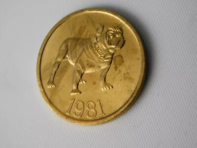 1981 Mack Truck Employee Token Bulldog You Make The Difference Advertising • $8.98