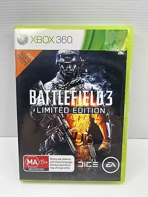 Battlefield 3 III Limited Edition Xbox 360 Game - Free Shipping • $5
