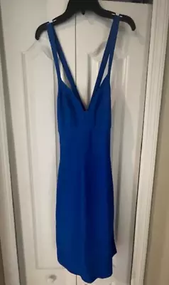 BCBG MAXAZRIA  Bodycon Royal Blue Bandage Dress Size S - Fast • $48