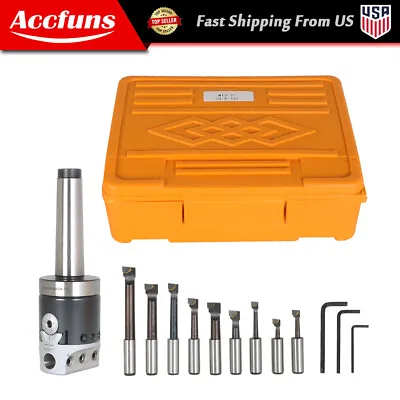 3 Piece Boring Head Boring Tool Set (2 Inch Head & MT3 & 1/2 Inch) New • $55.21