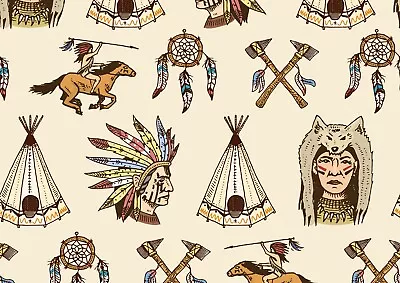 £3.99 • Buy A4| Native American Tribe Poster Size A4 Indians Tent Travel Poster Gift #15914