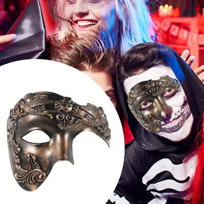 Masquerade Mask For Men - Vintage Style For Cosplay Carnival Halloween-HB • £10.48
