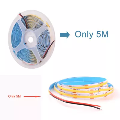 COB LED Strip Light Warm White Flexible Tape Lights Home DIY Lighting DC 12V/24V • $8.32