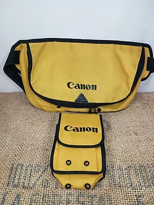 Canon Yellow Fanny Pack / Waist Camera Bag Lens Film Holder For Underwater  • $49.99