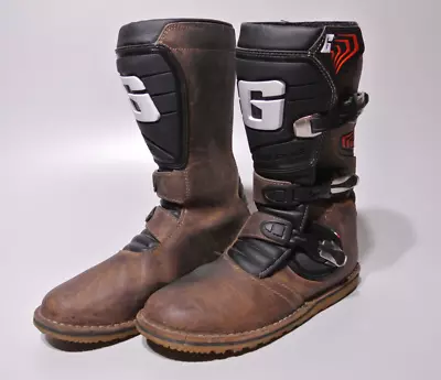 Gaerne Balance Oiled Motocross Boots Mens Sz 10 - Dirt Bike Off Road ATV MX Quad • $159.99