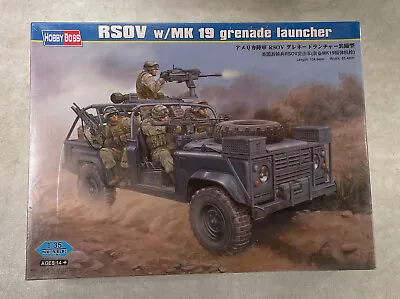 RSOV W/KM 19 Grenade Launcher - 1/35 Scale Unassembled Hobby Boss Kit#82449 NIB • $44.99
