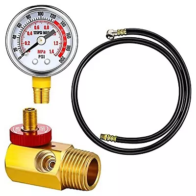 Reliable Air Tank Repair Kit Durable Materials Easy To Use Gauge And Hose • £31.43