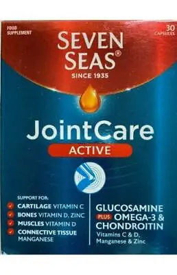 £11.99 • Buy Seven Seas Jointcare Active Vitamins Glucosamine Bones Cartillage