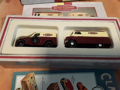 £10 • Buy Corgi 1/43 - 97749 Ford Popular Van & Bedford Ca Van - British Railways Mint 