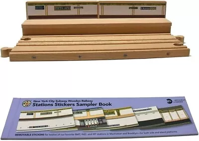 Munipals MP01-151SS Wooden New York Subway Train Station Compatible • $89.95