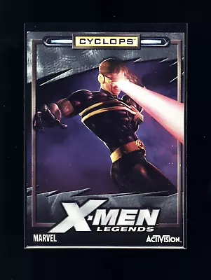 2004 Marvel Promo Activision X-Men Legends Cyclops Video Game Card RARE SP  • $25