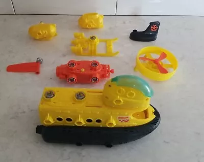 Lot Of 8 Peices Parts Matchbox Mega Rig Squid Sub Toy Submarine Mattel Water • $16.90