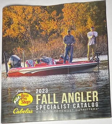 2023 Cabela’s Bass Pro Shop Fall Angler Fishing Catalog Magazine 44 Pages  • $2.54