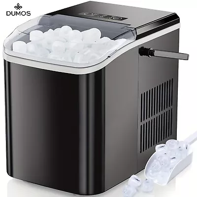 Ice Maker Countertop - Produces 9 Bullet Ice Cubes In 6 Minutes26 Pounds Of Ice • $42.39